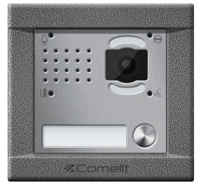 Вызывная панель IP-домофона Comelit Vandalcom с 1 кнопкой.